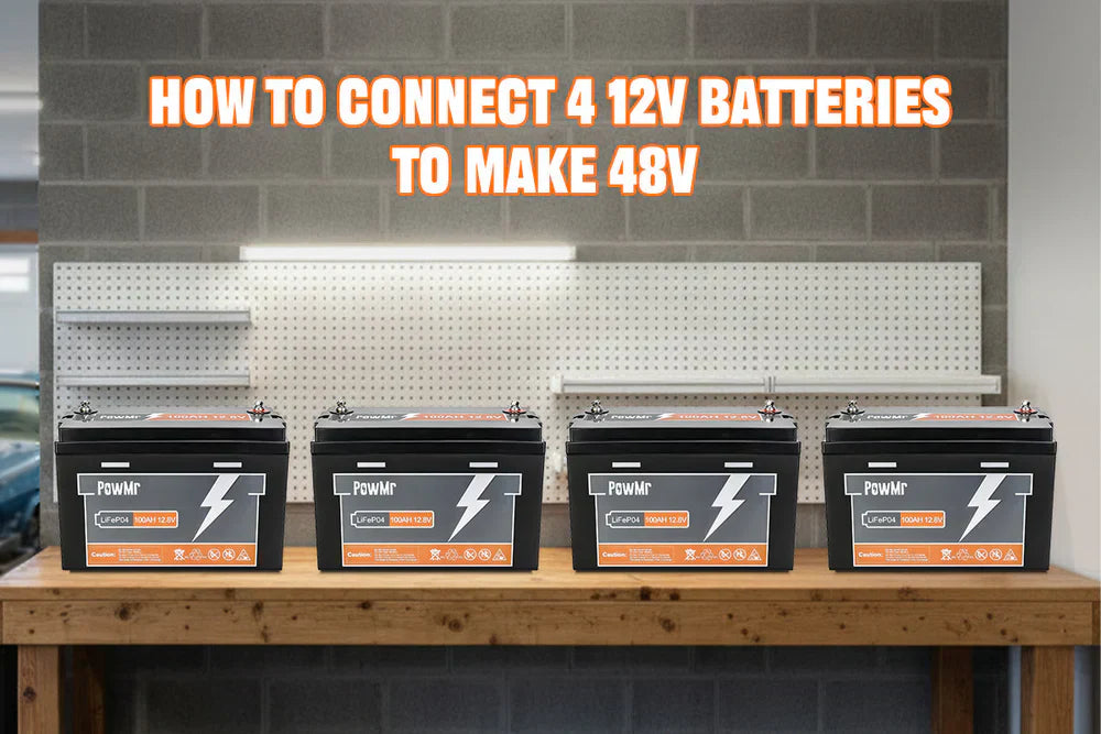 How to Connect 4 12v Batteries to Make 48v (Diagram)