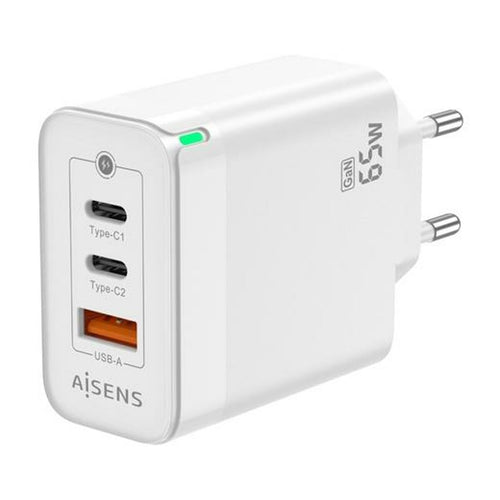 Wall Charger Aisens ASCH-65W3P007-W White 65 W-0