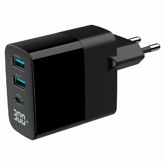 Wall Charger GEMBIRD TA-UC-PDQC30LCD-BK-02-0