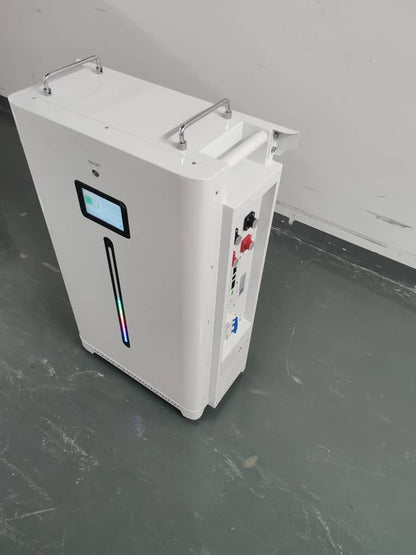 51.2V-320Ah Wall-mounted battery storage with touch screen 16kwh MineDSun