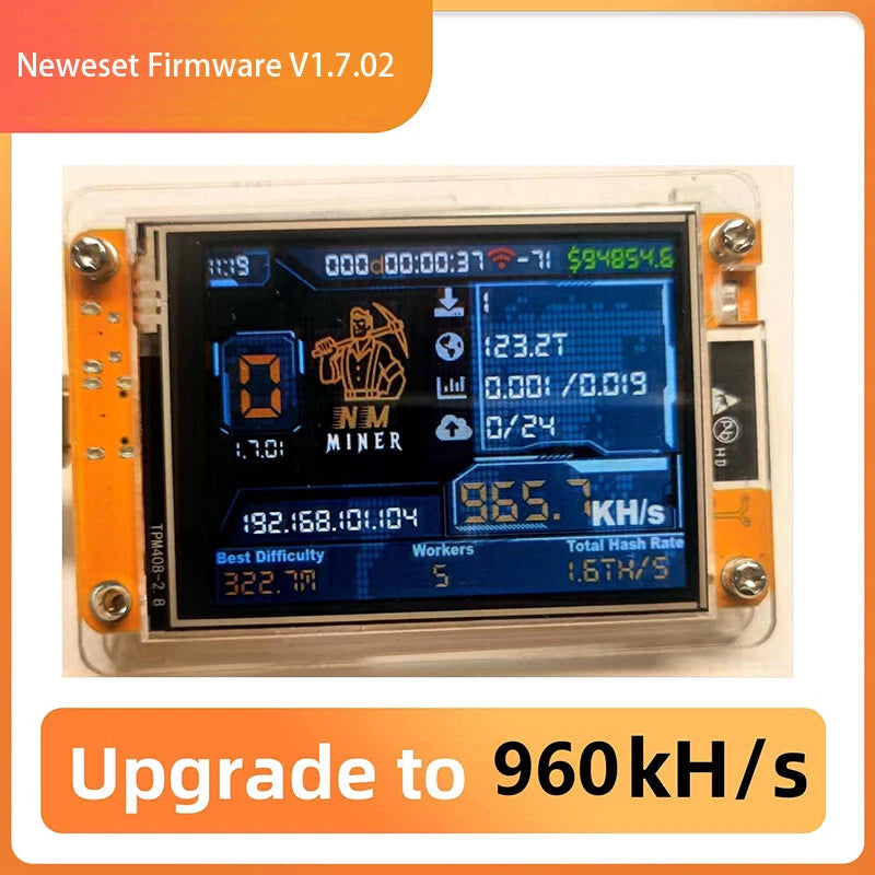 NMMiner NerdMiner V2 Bitcoin lottery miner